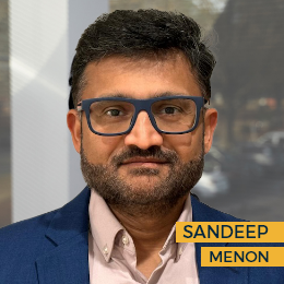 Sandeep Menon's headshot