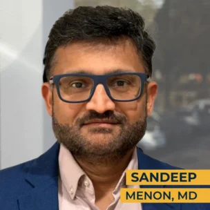 Dr. Sandeep Menon's headshot